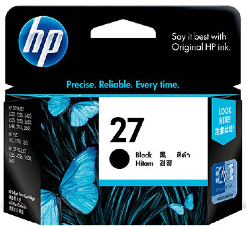 HP 27 Black Ink Cartridge Price in Chennai, Hyderabad, Telangana